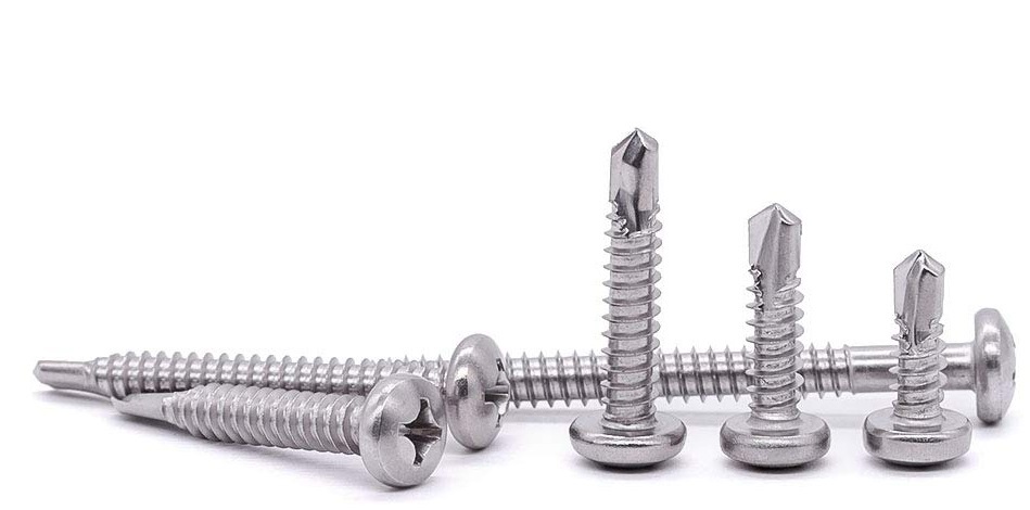 VÍT TỰ KHOAN ĐẦU TRÒN INOX 410-304